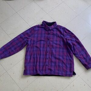 L.L BEAN SHACKET LARGE PURPLE Vintage